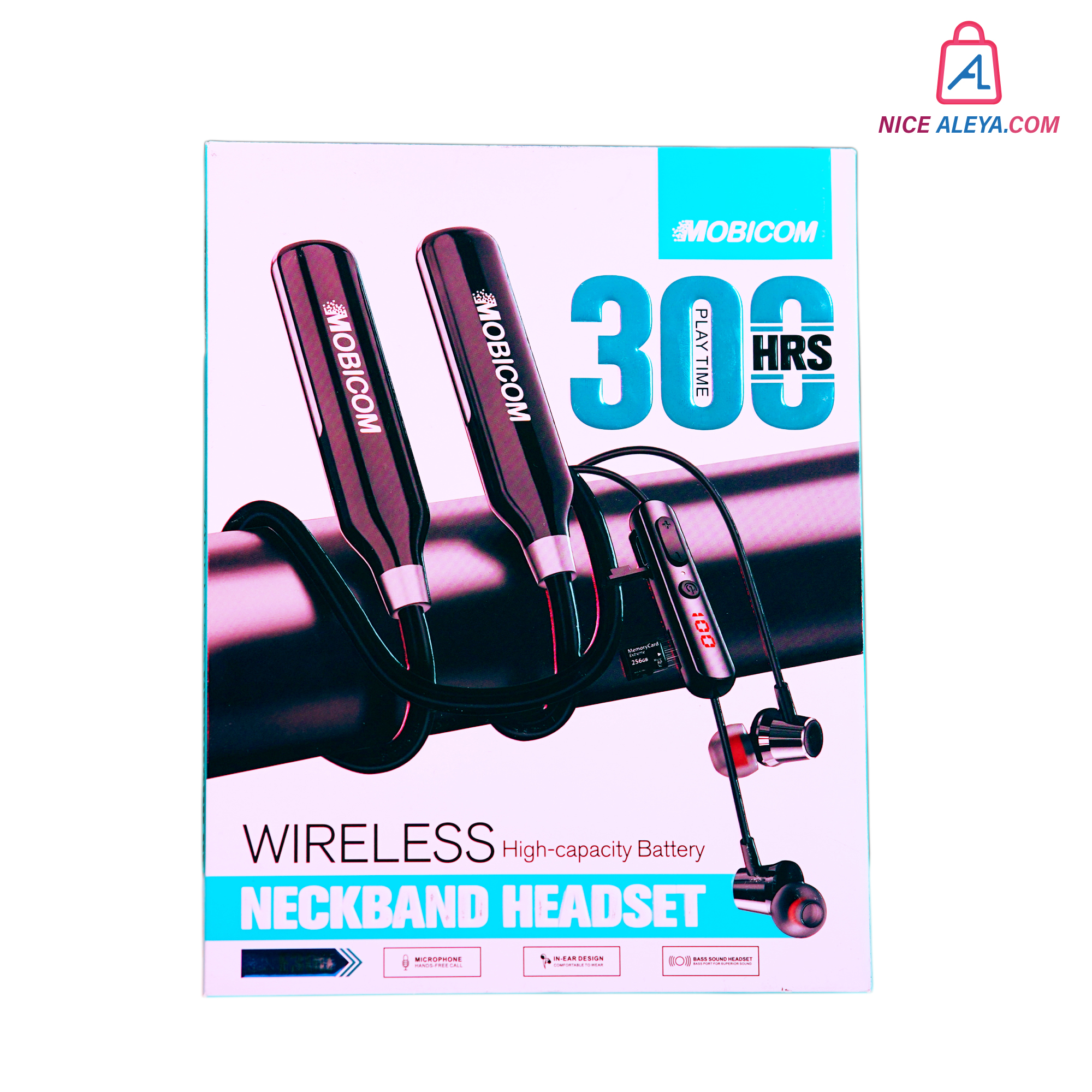 Mobicom Wireless Neckband Headset - Image 3